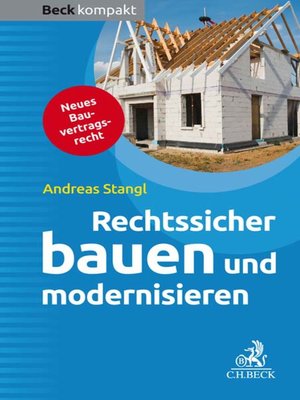 cover image of Rechtssicher bauen und modernisieren